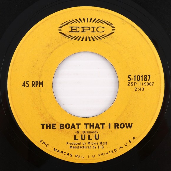 Lulu – To Sir With Love / The Boat That I Row 45 rpm 7" Record Santa Maria Press - Picture 1 of 8